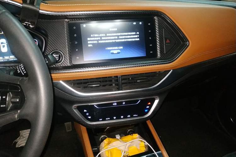 Used Zotye T300 2018 EV Flagship Model Audio And AC Panel
