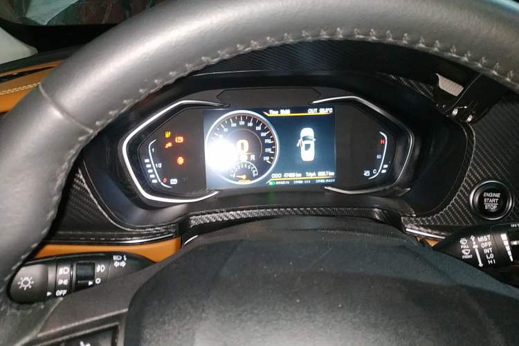 Used Zotye T300 2018 EV Flagship Model Instrument Cluster