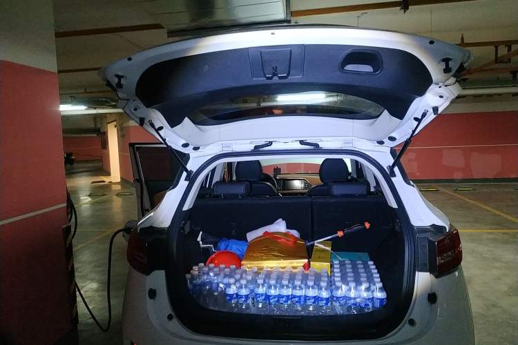 Used Zotye T300 2018 EV Flagship Model Trunk