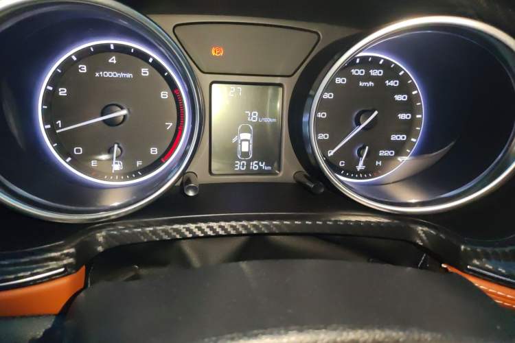 Used Zotye T300 2019 1.5L Manual "Xiao Qiang" Edition Odometer Close Up