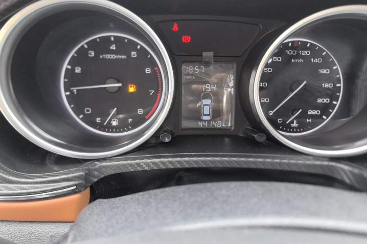 Used Zotye T300 2019 1.5L Manual "Xiao Qiang" Edition Odometer Close Up