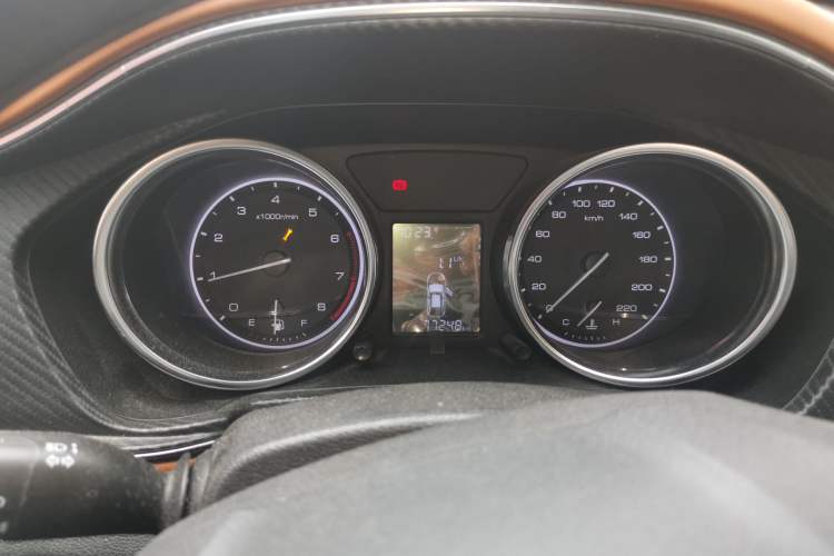 Used Zotye T300 2019 1.5L Manual "Xiao Qiang" Edition Odometer Close Up