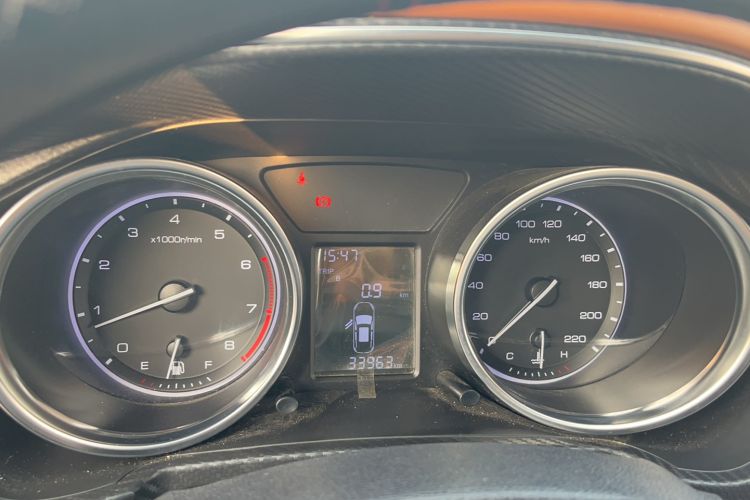 Used Zotye T300 2019 1.5L Manual "Xiao Qiang" Edition Odometer Close Up