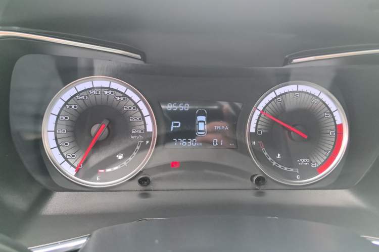 Used Zotye T500 2018 1.5T Automatic Luxury Model Instrument Cluster