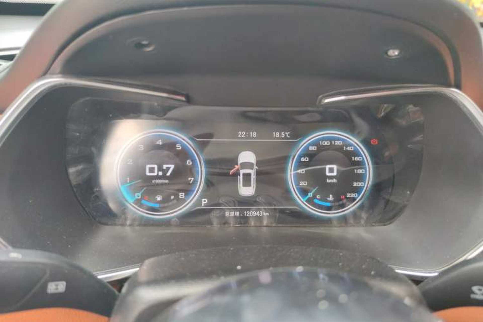 Used Zotye T500 2018 1.5T Automatic Smart Connected Prestige Model Instrument Cluster
