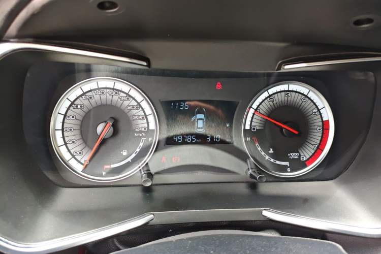 Used Zotye T500 2018 1.5T Manual Luxury Model Instrument Cluster
