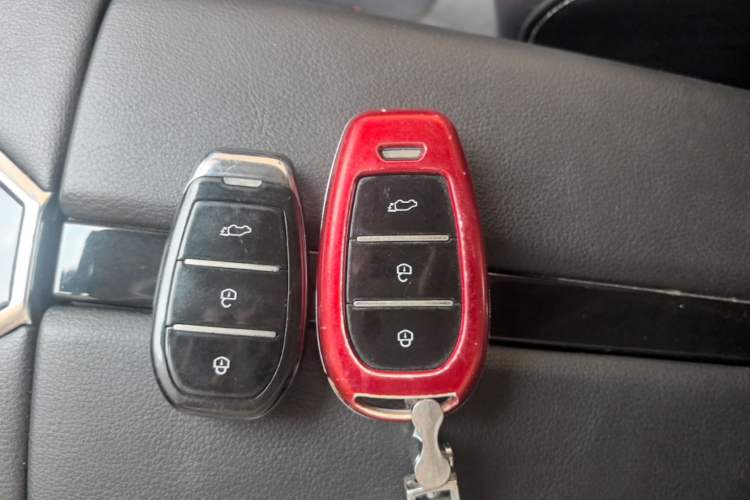 Used Zotye T500 2018 1.5T Automatic Luxury Model Vehicle Key