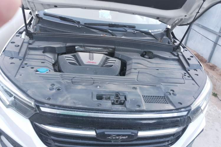 Used Zotye T500 2018 1.5T Automatic Smart Connected Prestige Model Engine Bay