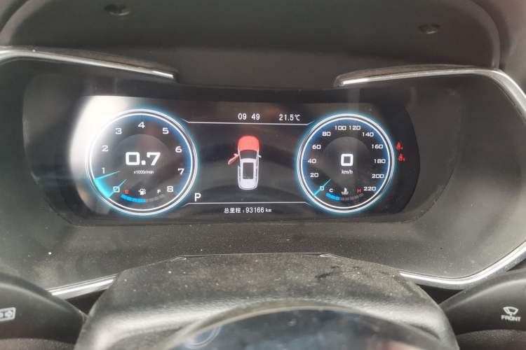 Used Zotye T500 2018 1.5T Automatic Smart Connected Prestige Model Instrument Cluster