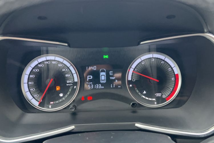 Used Zotye T500 2018 1.5T Automatic Luxury Model Instrument Cluster