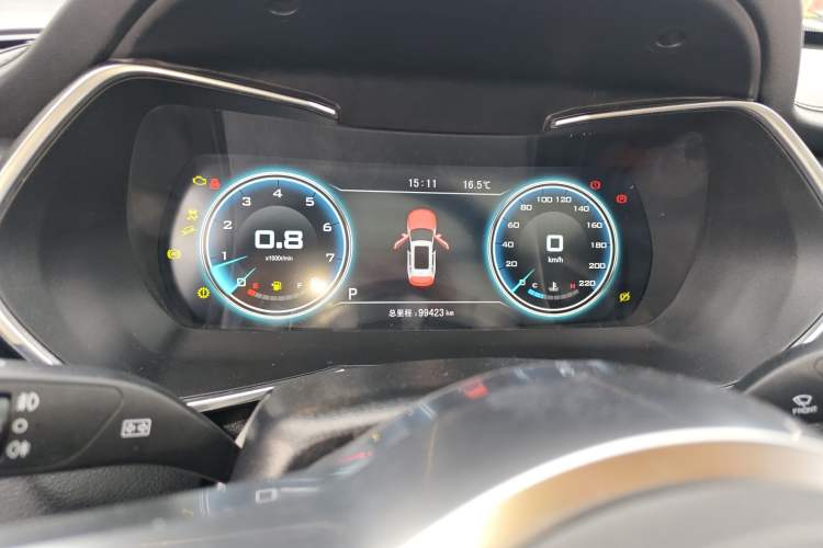Used Zotye T500 2018 1.5T Automatic Smart Connected Prestige Model Instrument Cluster