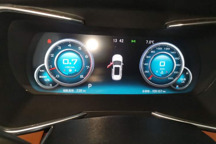 Used Zotye T500 2018 1.5T Automatic Smart Connected Prestige Model Instrument Cluster