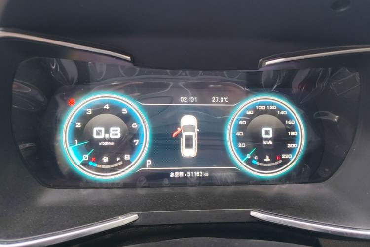 Used Zotye T500 2018 1.5T Automatic Smart Connected Prestige Model Instrument Cluster