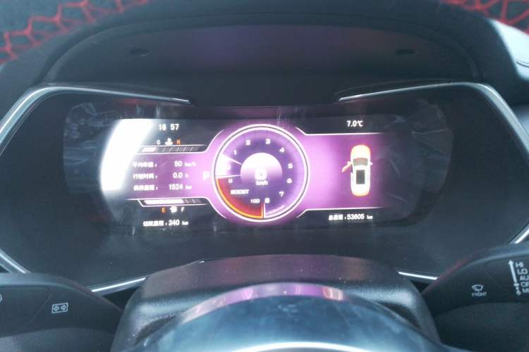 Used Zotye T500 2018 1.5T Automatic Smart Connected Prestige Model Instrument Cluster