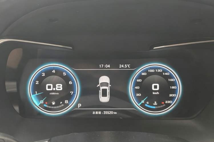 Used Zotye T500 2018 1.5T Automatic Smart Connected Prestige Model Instrument Cluster