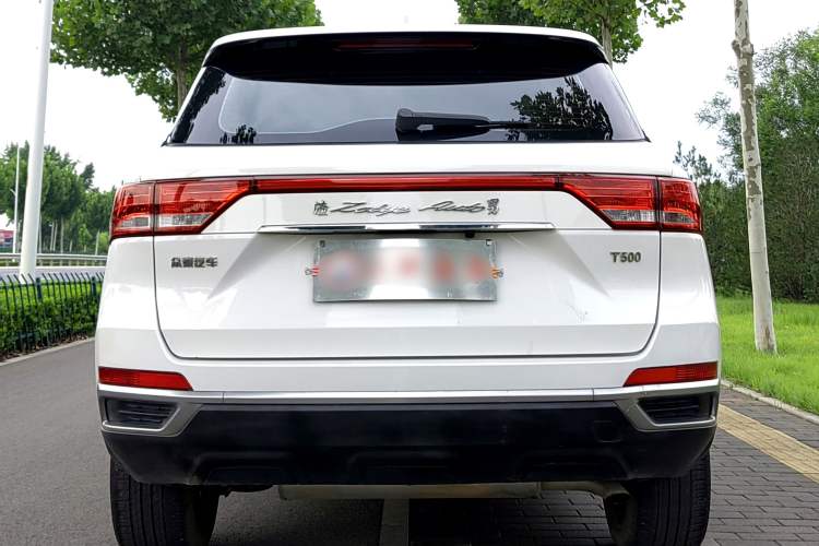 Used Zotye T500 2018 1.5T Automatic Luxury Model Rear