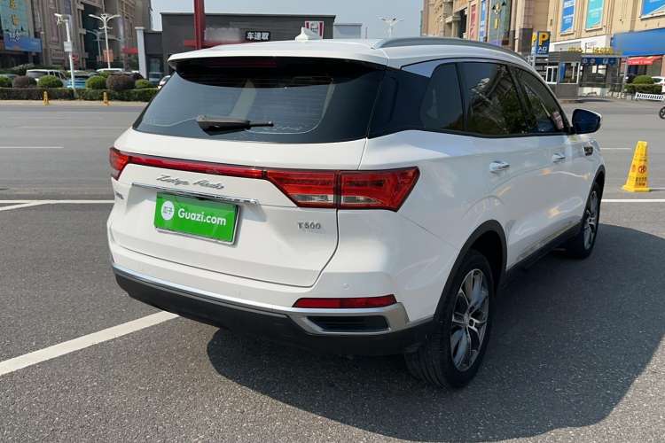 Used Zotye T500 2018 1.5T Automatic Smart Connected Prestige Model Rear Right 45 Deg