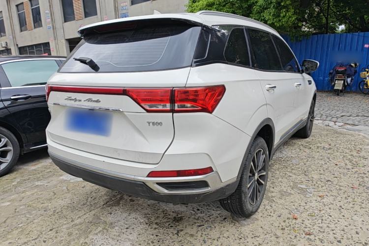 Used Zotye T500 2018 1.5T Manual Luxury Model Rear Right 45 Deg