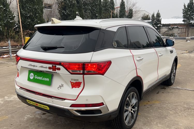 Used Zotye T500 2018 1.5T Automatic Luxury Model Rear Right 45 Deg