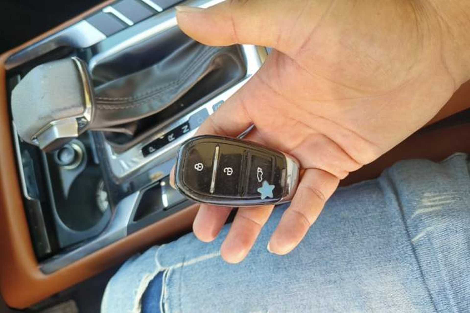 Used Zotye T500 2018 1.5T Automatic Smart Connected Prestige Model Vehicle Key