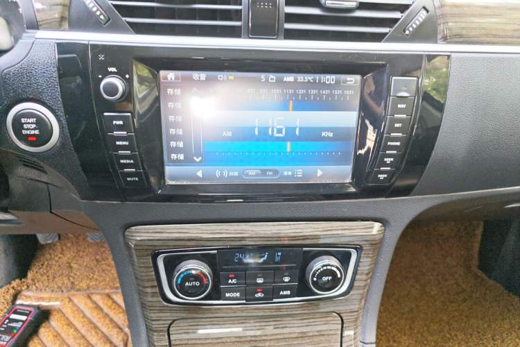 Used Zotye T600 2014 1.5T Manual Luxury Model Audio And AC Panel