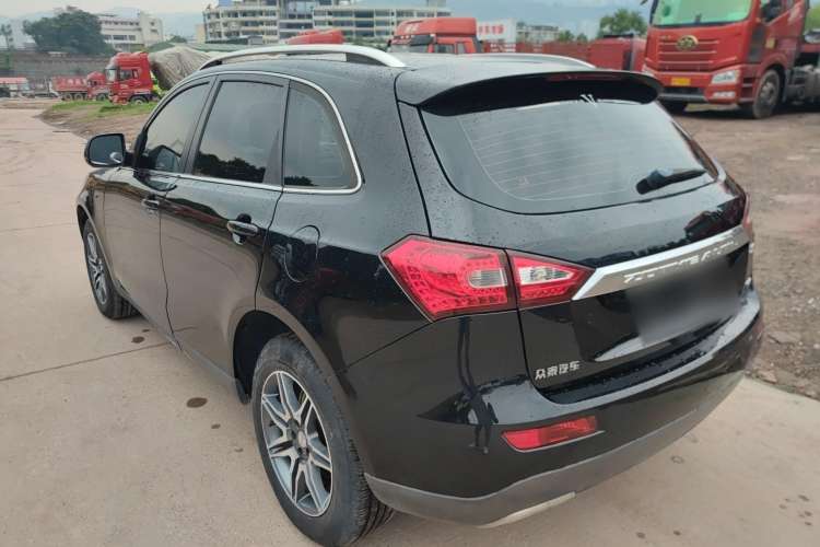 Used Zotye T600 2014 2.0T DCT Luxury Version Rear Left 45 Deg