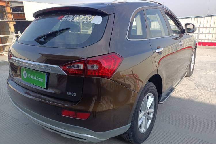 Used Zotye T600 2014 1.5T Manual Luxury Model Rear Right 45 Deg