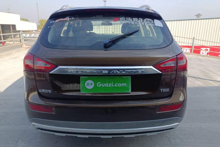 Used Zotye T600 2014 1.5T Manual Luxury Model Rear