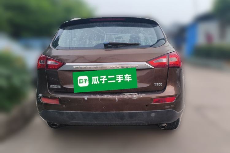 Used Zotye T600 2014 1.5T Manual Luxury Model Rear