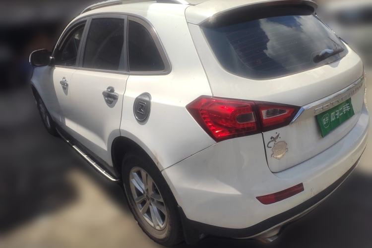 Used Zotye T600 2014 1.5T Manual Flagship Version Rear Left 45 Deg