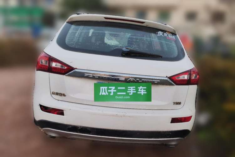 Used Zotye T600 2014 1.5T Manual Elite Edition Rear