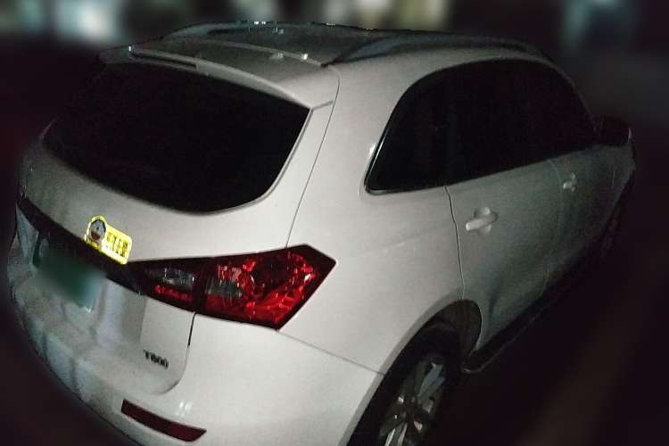 Used Zotye T600 2014 1.5T Manual Luxury Model Rear Right 45 Deg