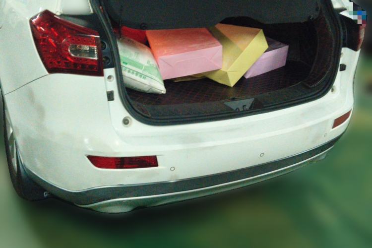 Used Zotye T600 2014 1.5T Manual Luxury Model Trunk
