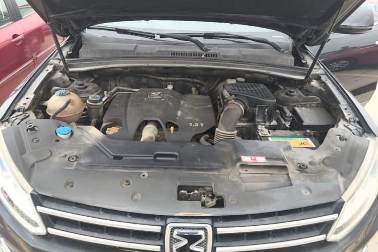 Used Zotye T600 2015 1.5T Manual Luxury Model Engine Bay