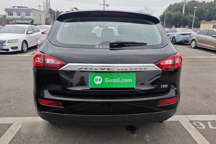 Used Zotye T600 2015 1.5T Manual Luxury Model Rear