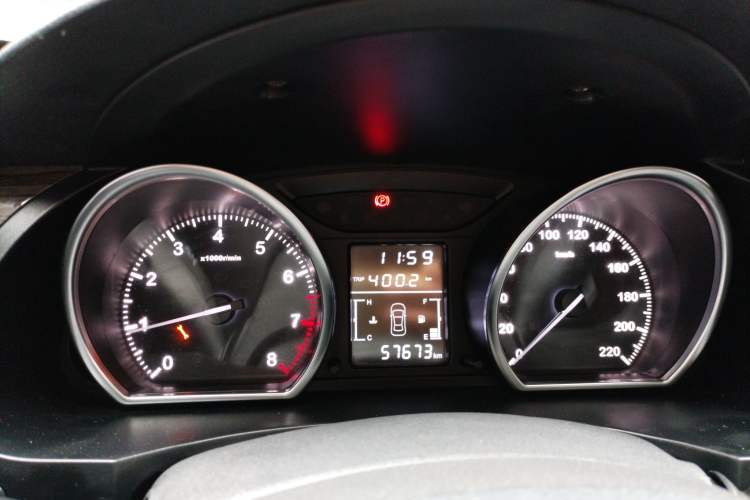 Used Zotye T600 2015 1.5T Manual Luxury Model Instrument Cluster