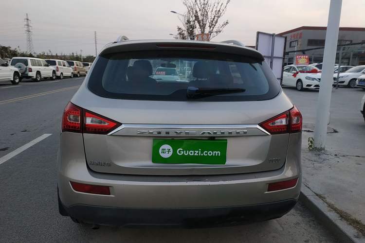 Used Zotye T600 2015 1.5T Manual Elite Model Rear
