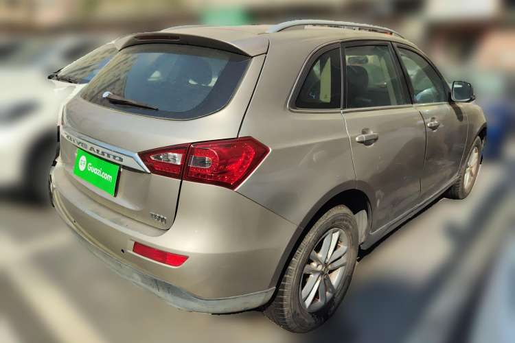 Used Zotye T600 2015 1.5T Manual Luxury Model Rear Right 45 Deg