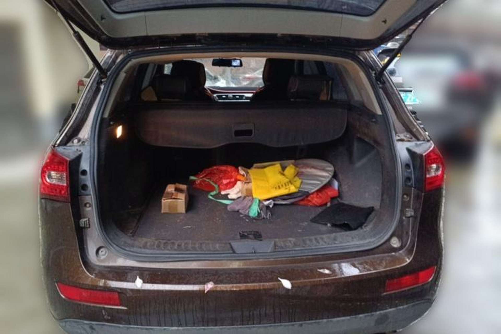 Used Zotye T600 2015 1.5T Manual Elite Model Trunk