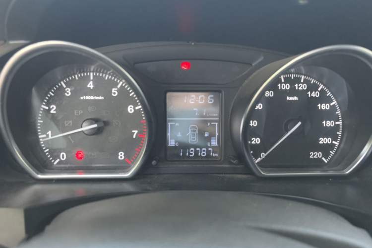 Used Zotye T600 2015 1.5T Manual Elite Model Instrument Cluster