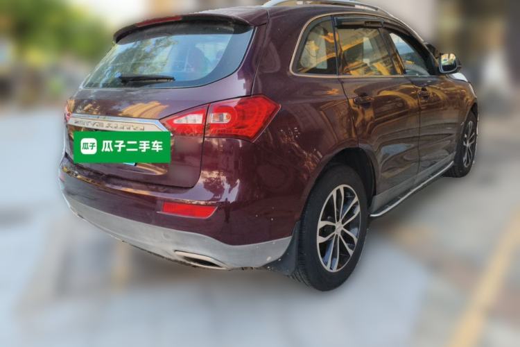 Used Zotye T600 2015 Family Edition 2.0T Manual Elite Version Rear Right 45 Deg