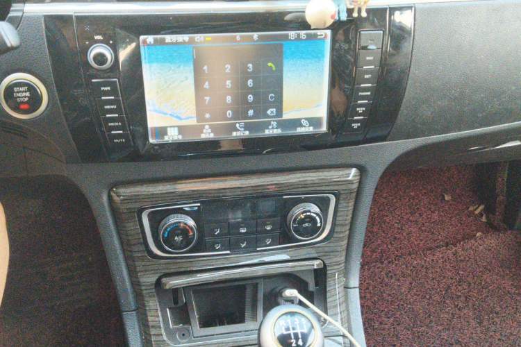 Used Zotye T600 2015 1.5T Manual Elite Model Audio And AC Panel