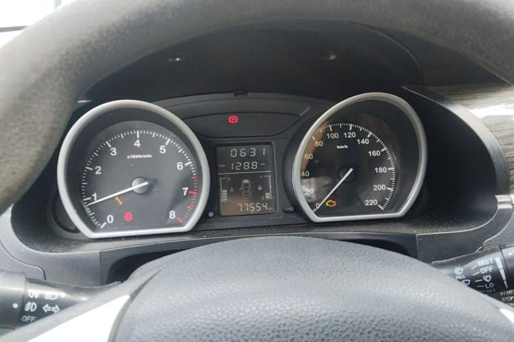 Used Zotye T600 2015 1.5T Manual Elite Model Instrument Cluster