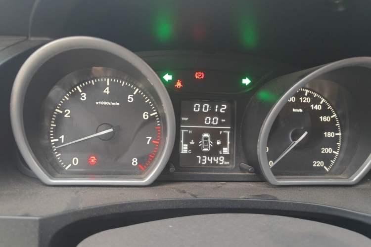 Used Zotye T600 2015 1.5T Manual Luxury Model Instrument Cluster