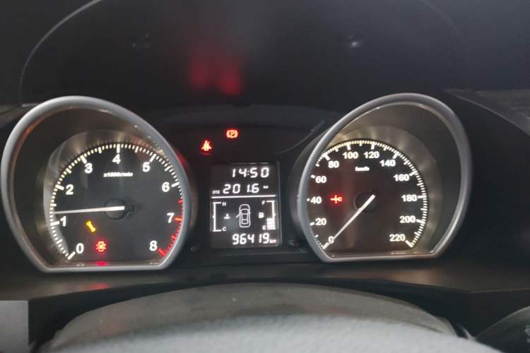 Used Zotye T600 2015 1.5T Manual Elite Model Instrument Cluster