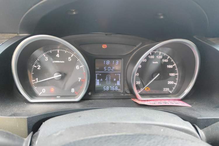 Used Zotye T600 2015 1.5T Manual Luxury Model Instrument Cluster