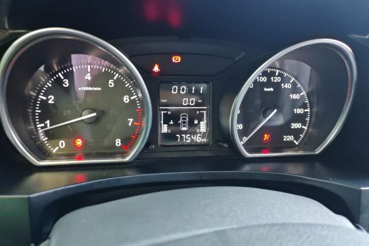 Used Zotye T600 2015 1.5T Manual Luxury Model Instrument Cluster