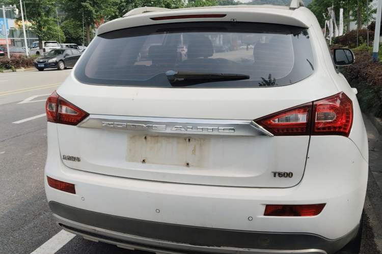 Used Zotye T600 2015 1.5T Manual Elite Model Rear