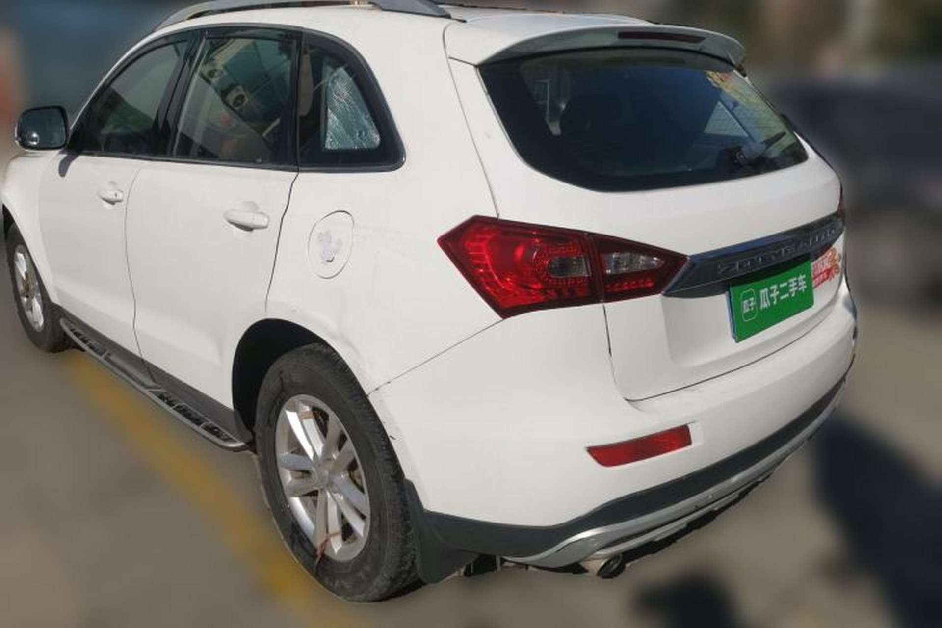Used Zotye T600 2015 1.5T Manual Elite Model Rear Left 45 Deg