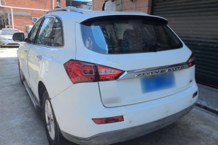 Used Zotye T600 2015 1.5T Manual Luxury Model Rear Left 45 Deg